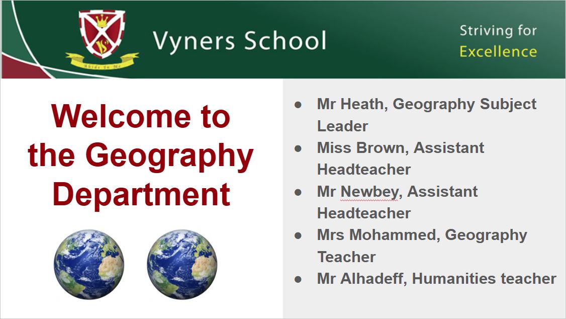 Geography presentation - Click here to download